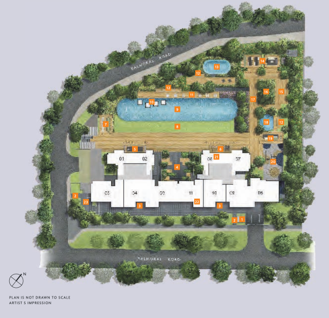 The Hyde site plan