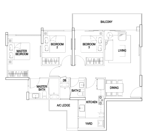 flo residence floor plan