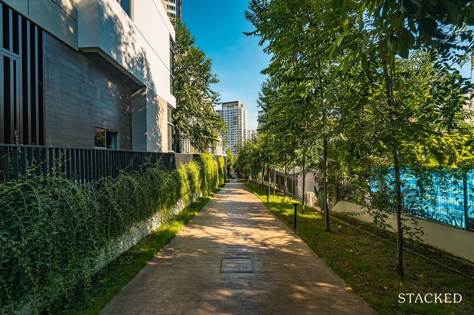 high park residences walking path