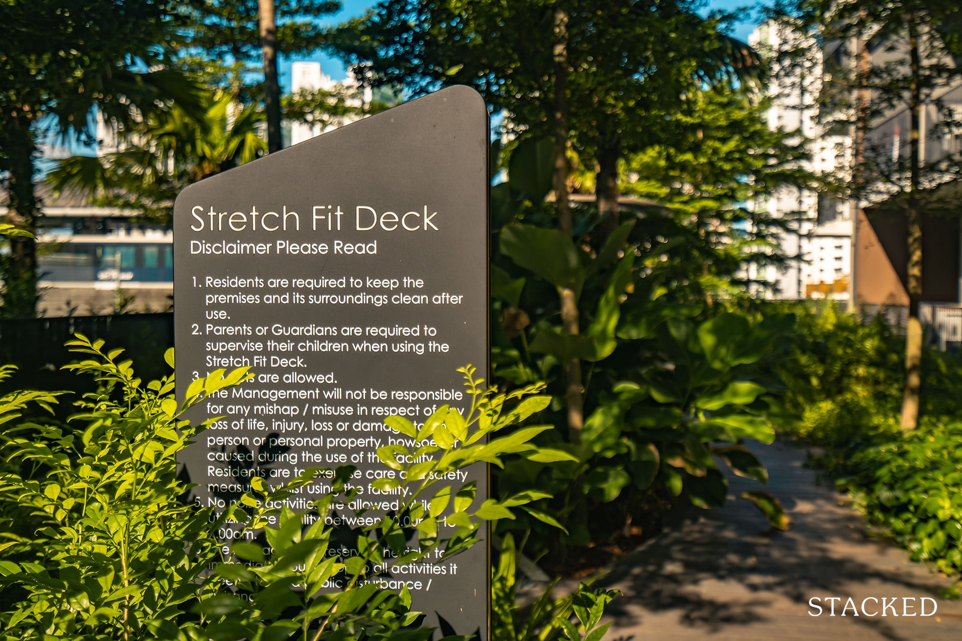 high park residences stretch fit deck