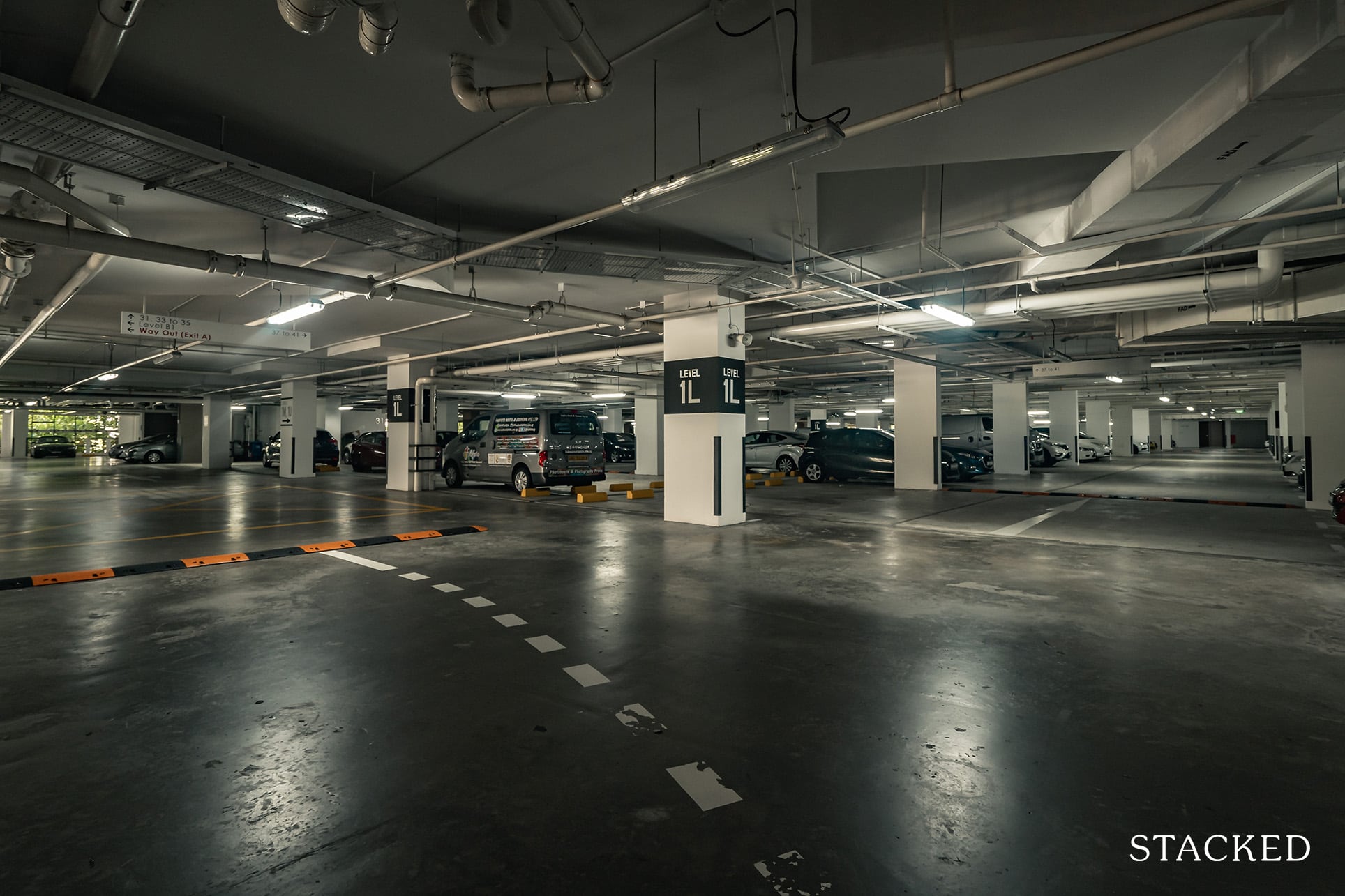 high park residences carpark