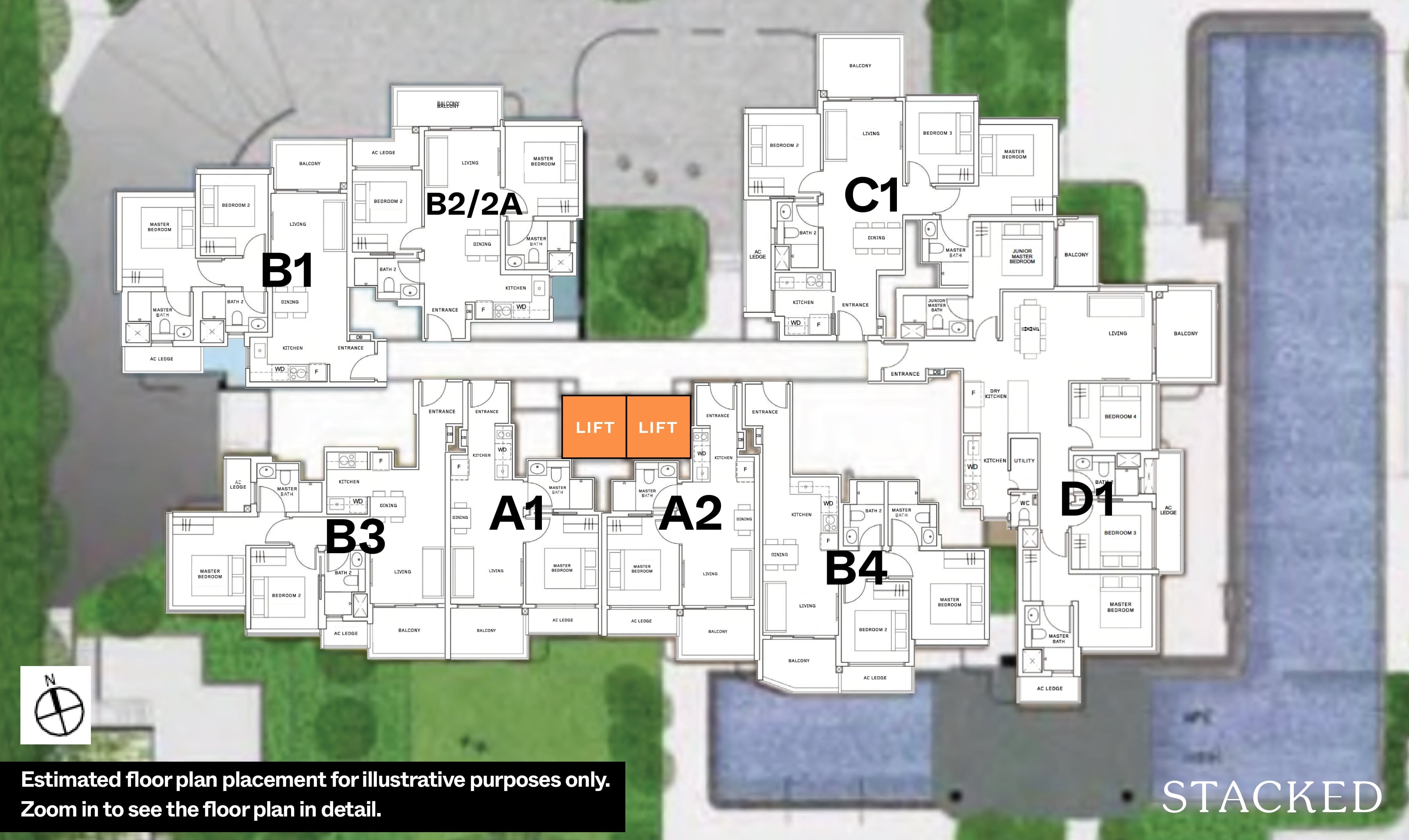 myra condo unit mix