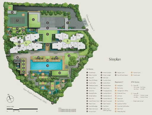clavon development site plan 