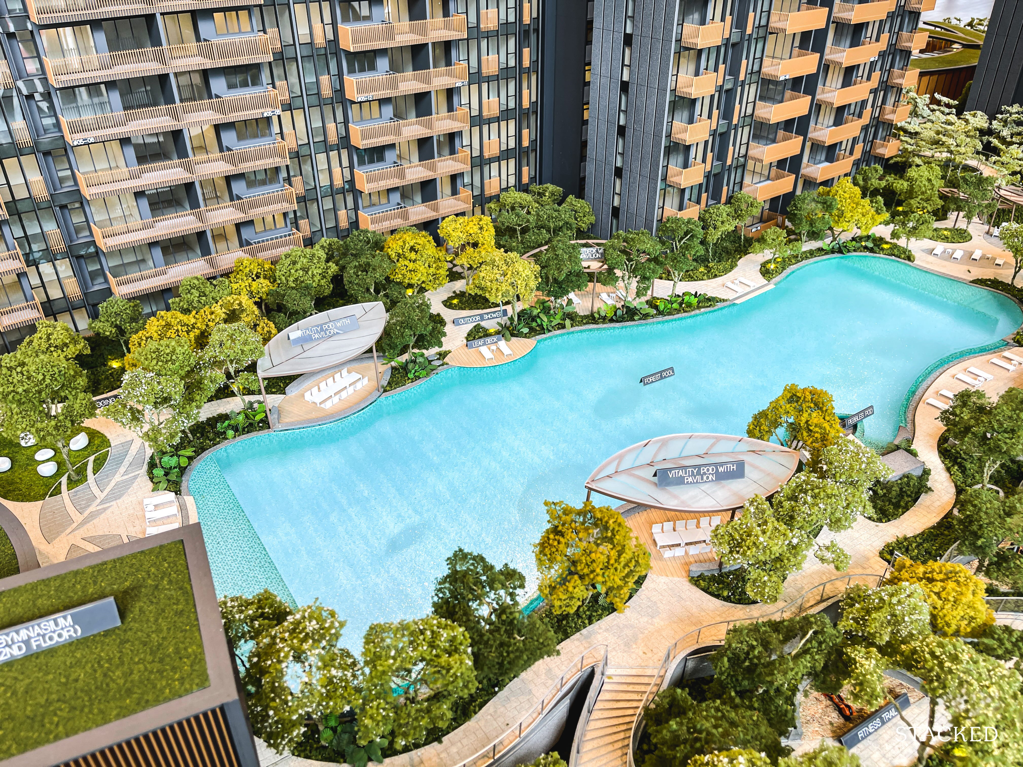 ki residences forest pool