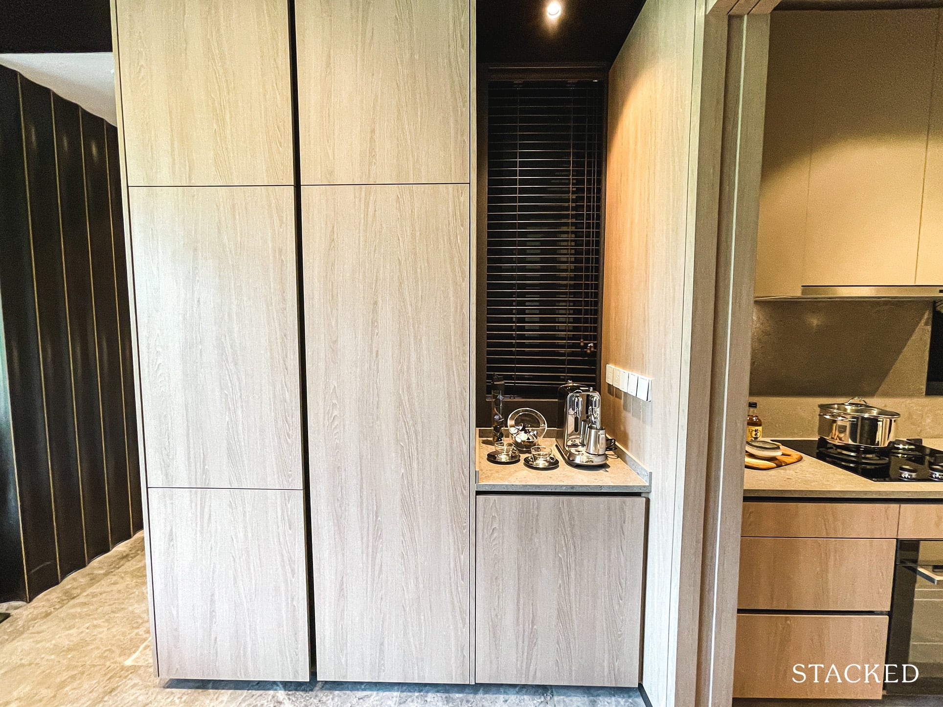 ki residences 4 bedroom premium kitchen storage