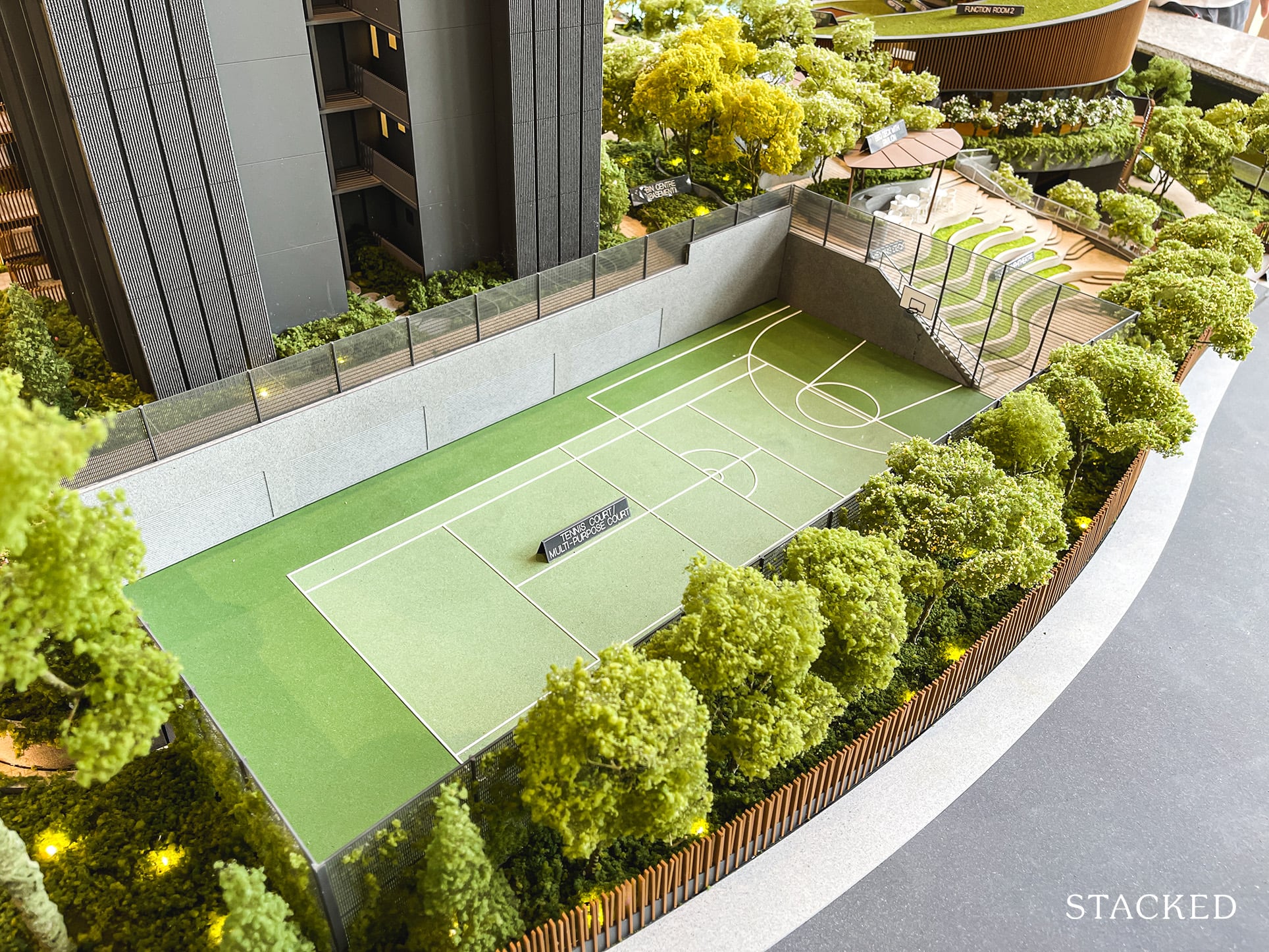 ki residences tennis court