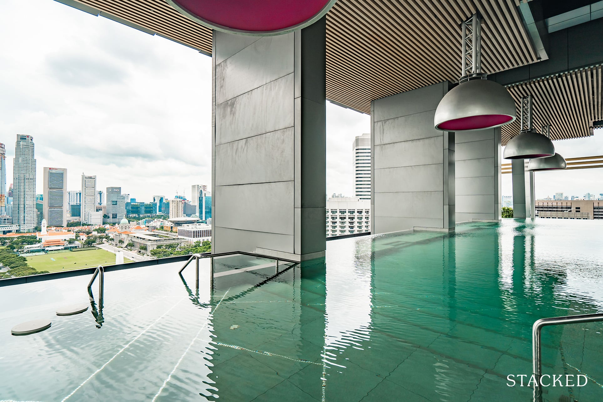 South Beach residences swimming pool