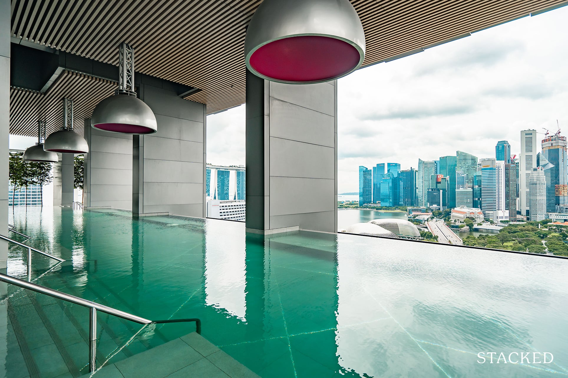 South Beach residences pool