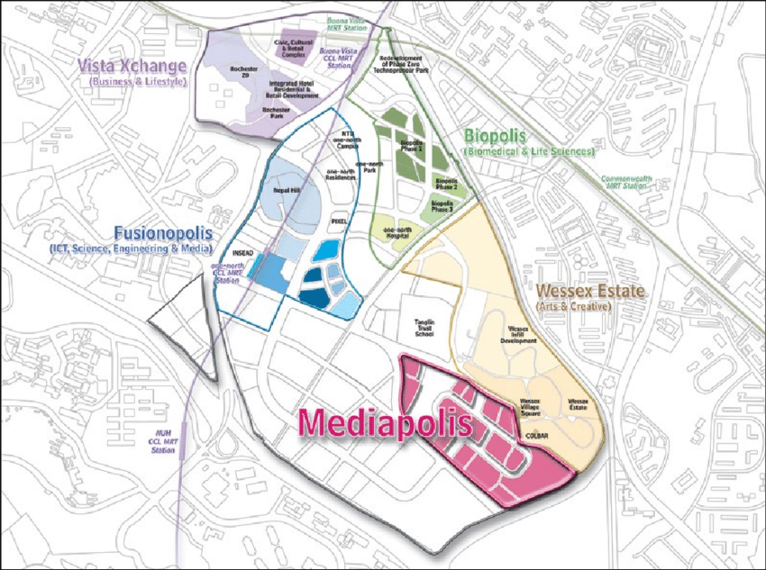 one north singapore master plan