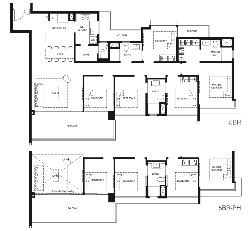 Normanton Park 5 bedroom floorplan