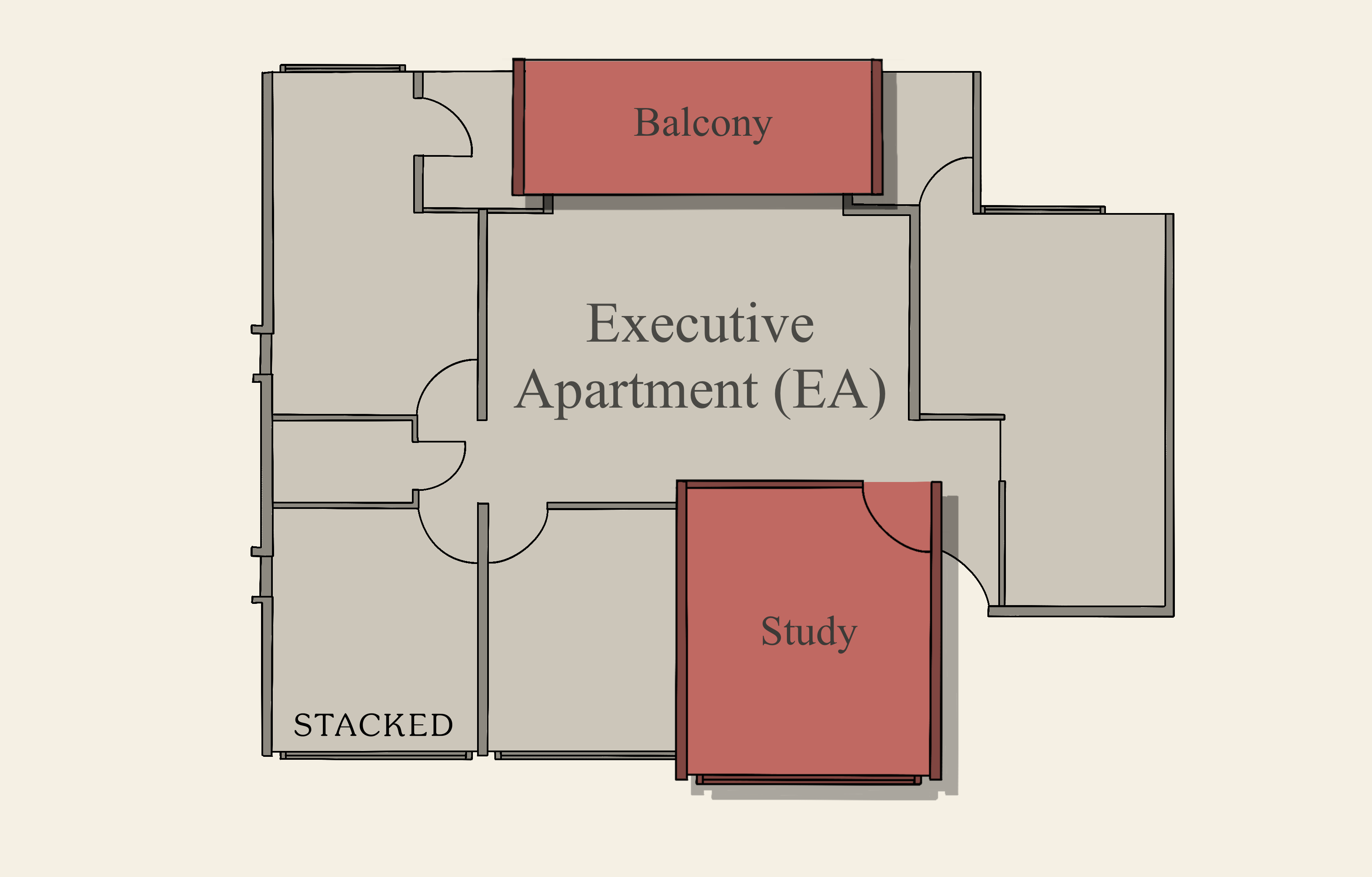 executive apartment from BTO