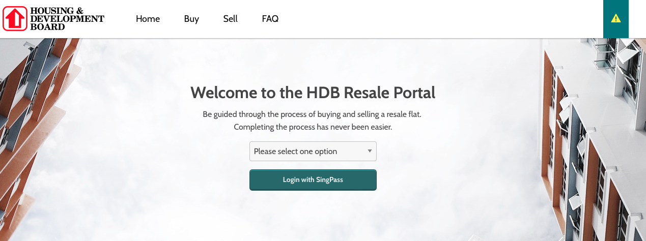 hdb resale portal