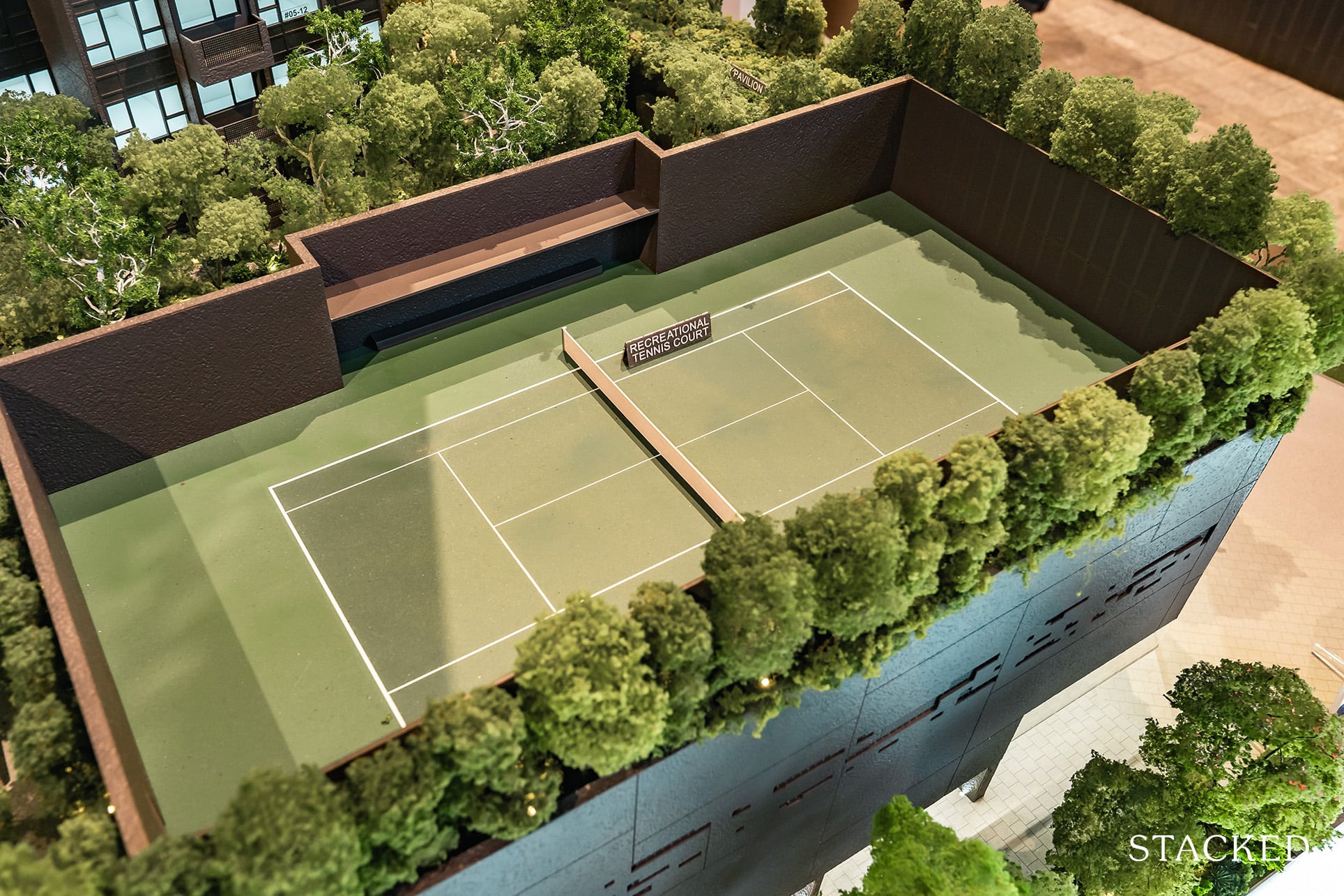 midtown modern tennis court