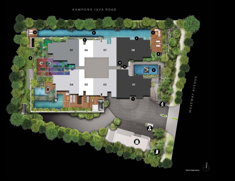 the atelier site plan level 1