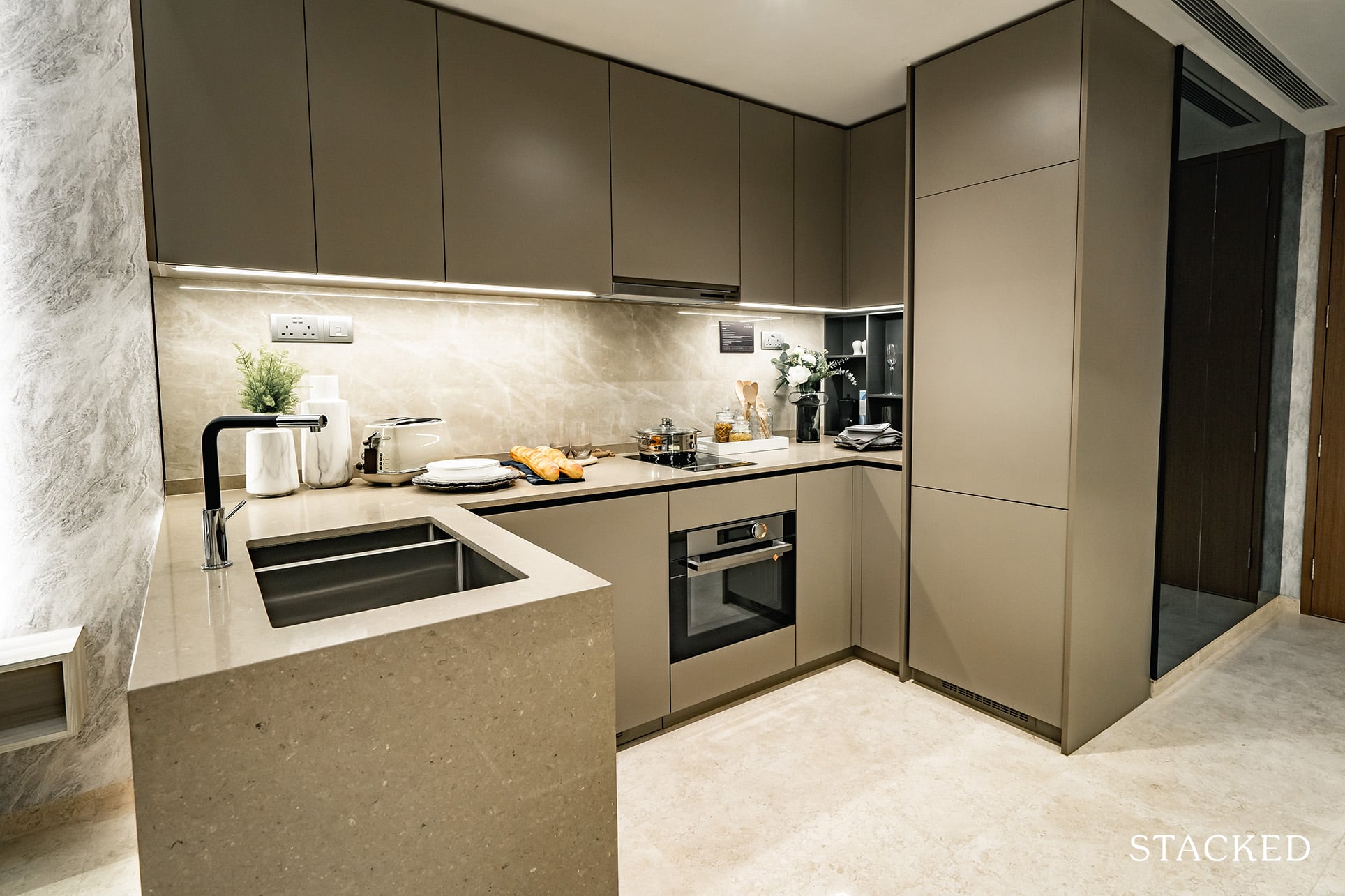 the atelier 2 bedroom kitchen