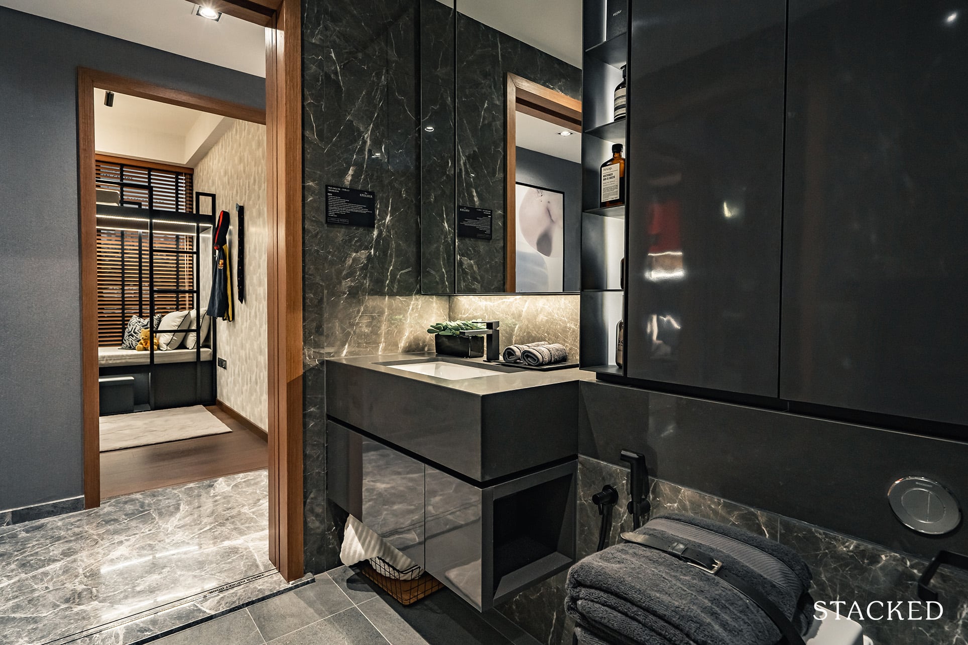 the atelier 3 bedroom common bathroom