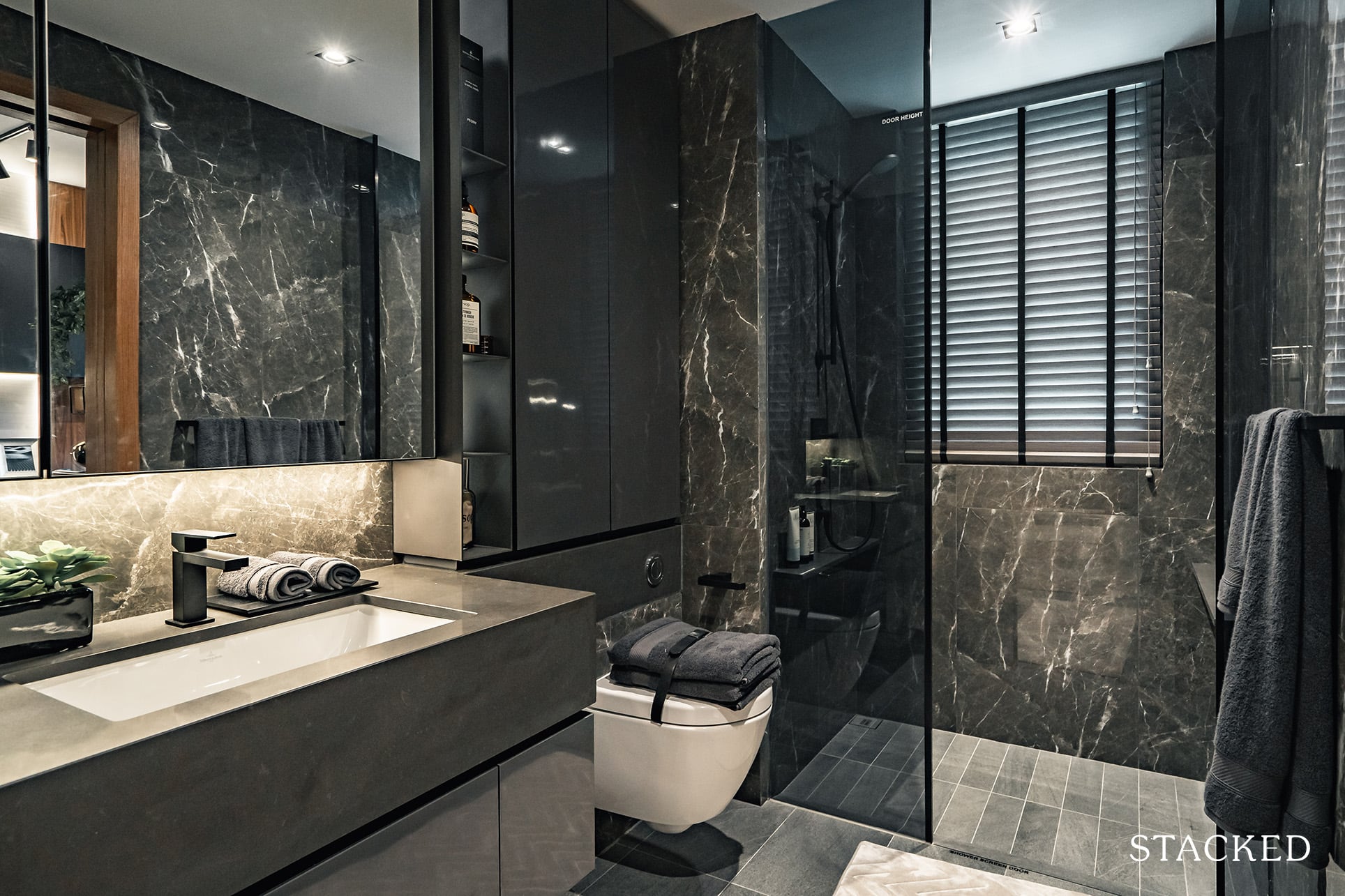 the atelier 3 bedroom common bathroom