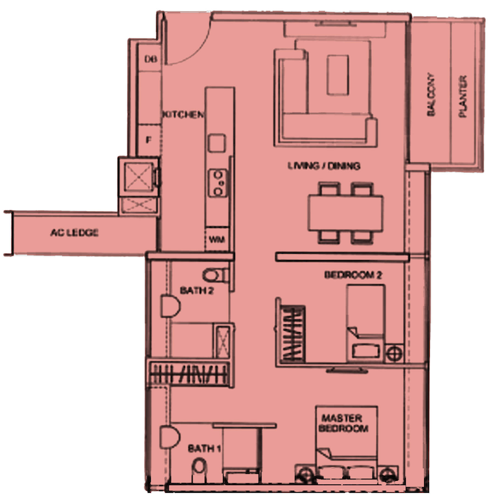 one-north residences floorplan