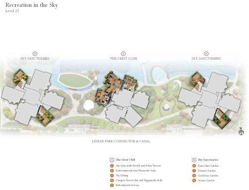 the crest site plan