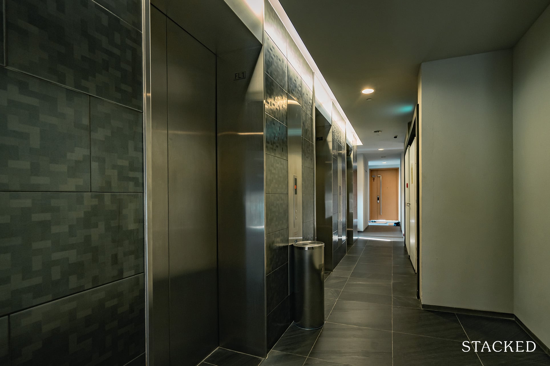 Alex residences unit lift lobby