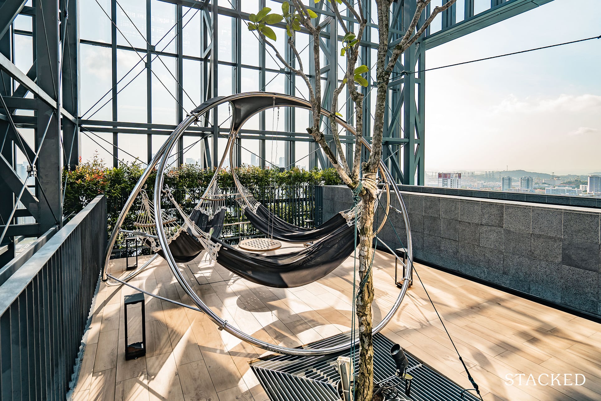 Alex residences sky deck hammock