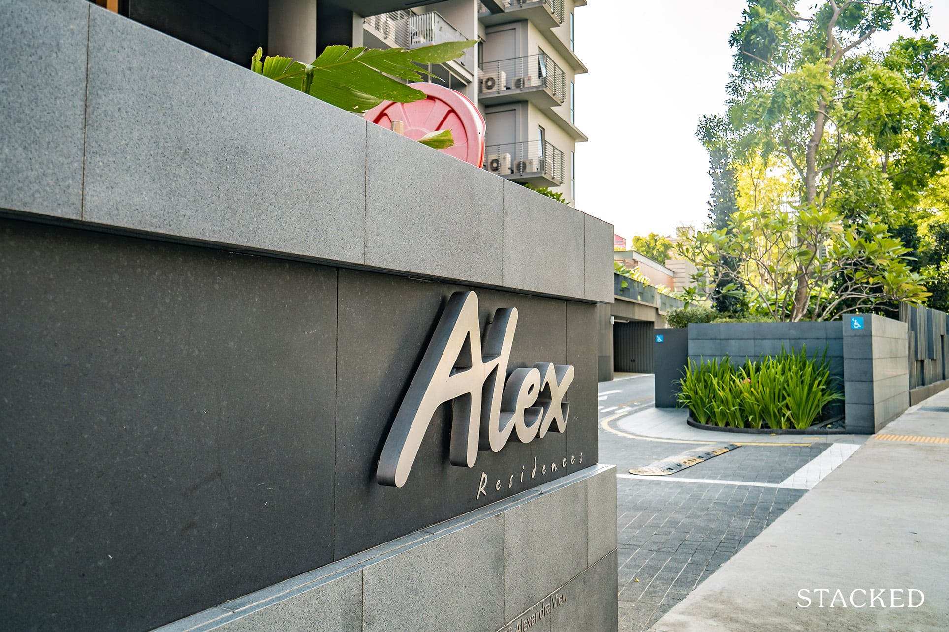 Alex residences sign