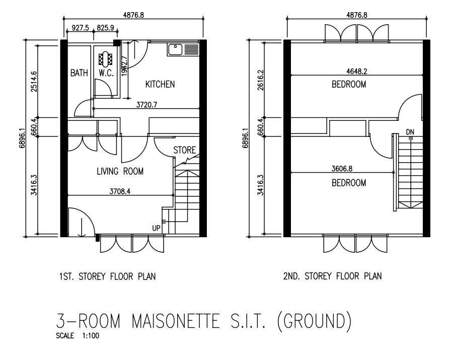 hdb terrace floorplan