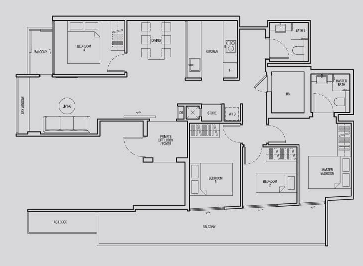 noma 4 bedroom floorplan