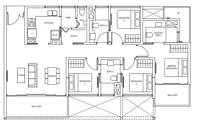 jovell 4 bedroom floorplan
