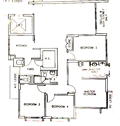 whitewater 4 bedroom floor plan