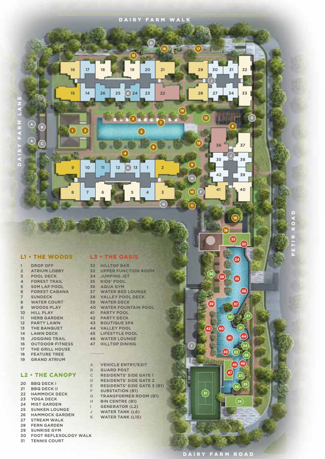 dairy farm residences site plan