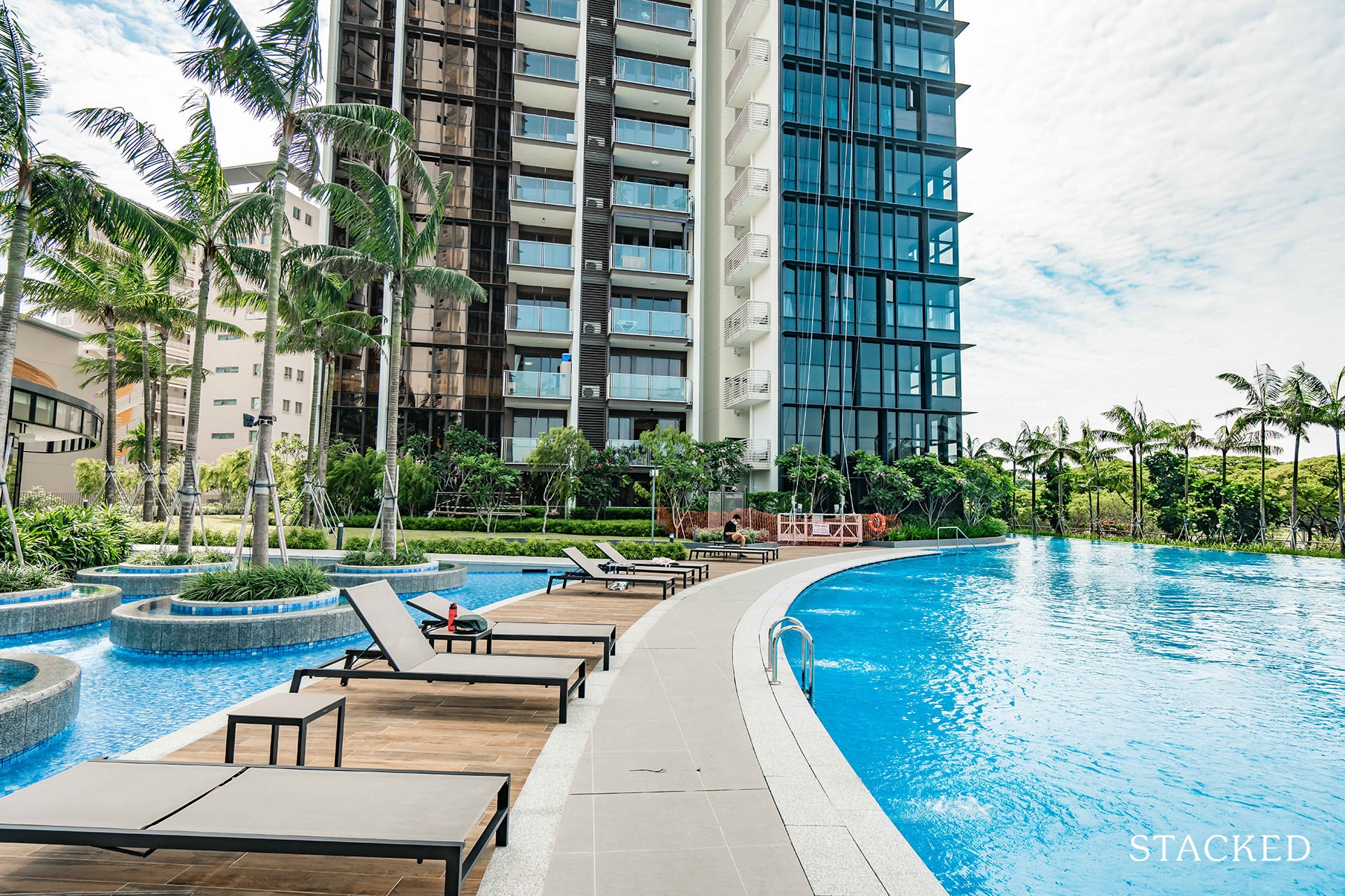 seaside residences lap pool