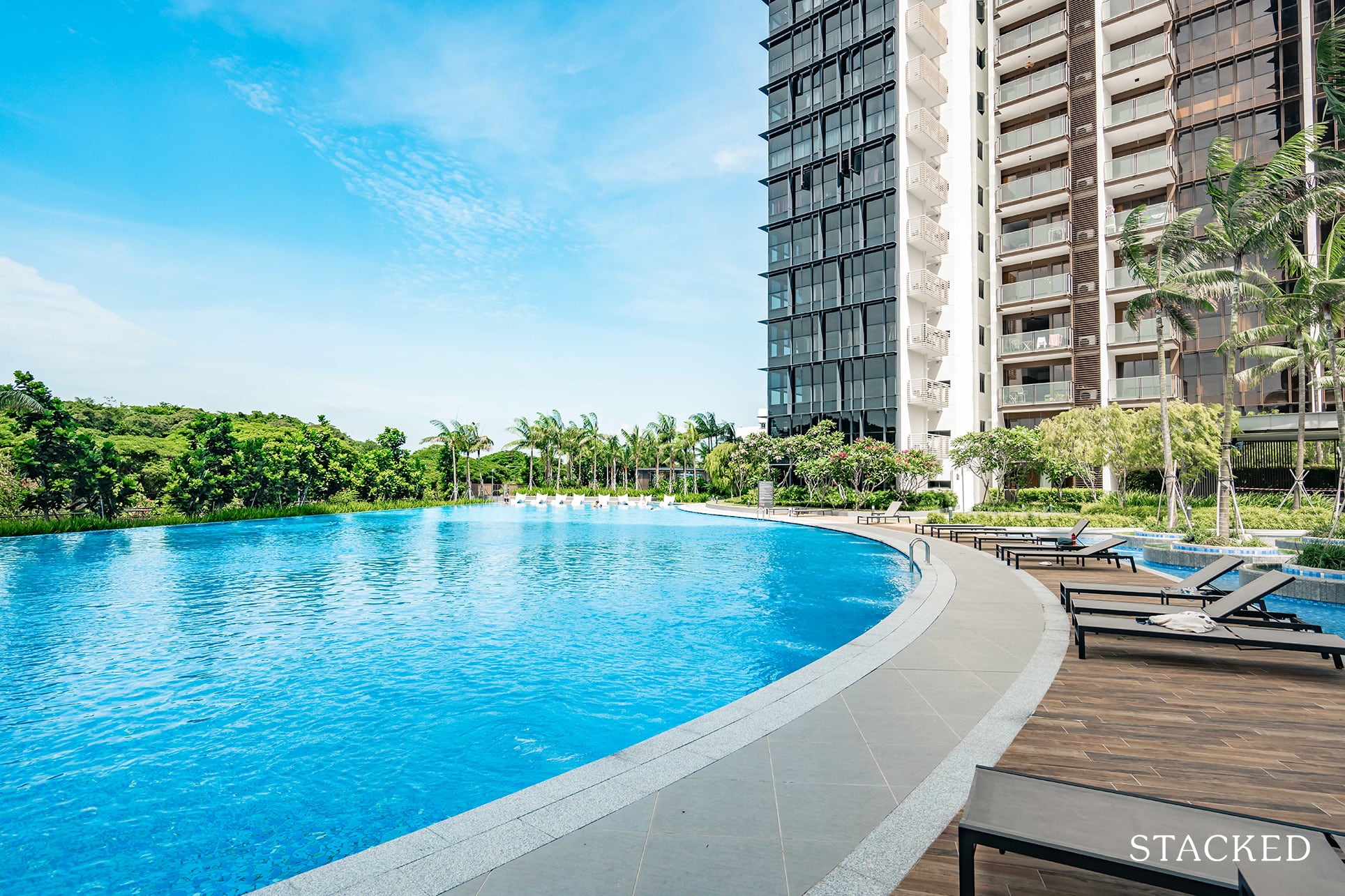 seaside residences lap pool