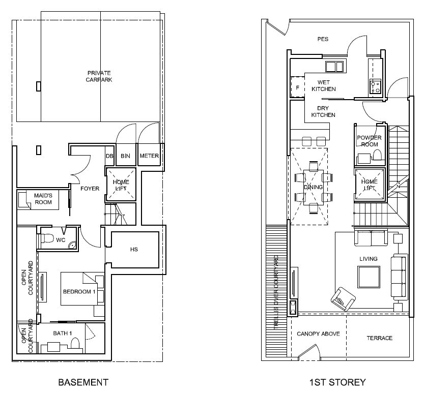 cluster housing floorplan