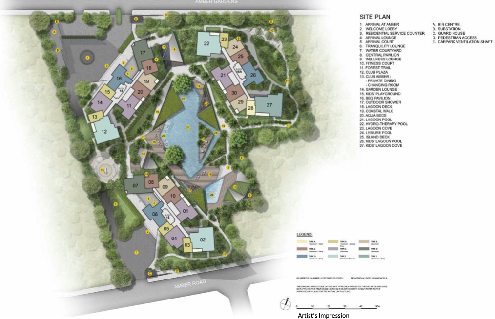 amber park site plan