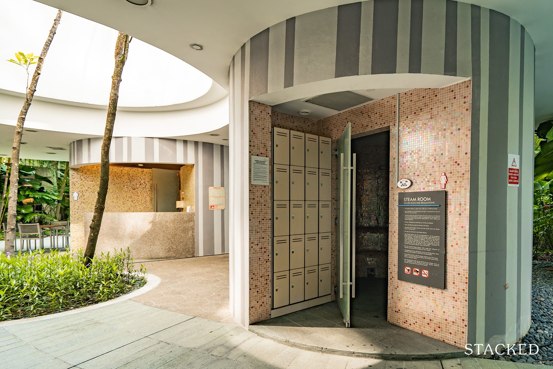 the interlace steam room