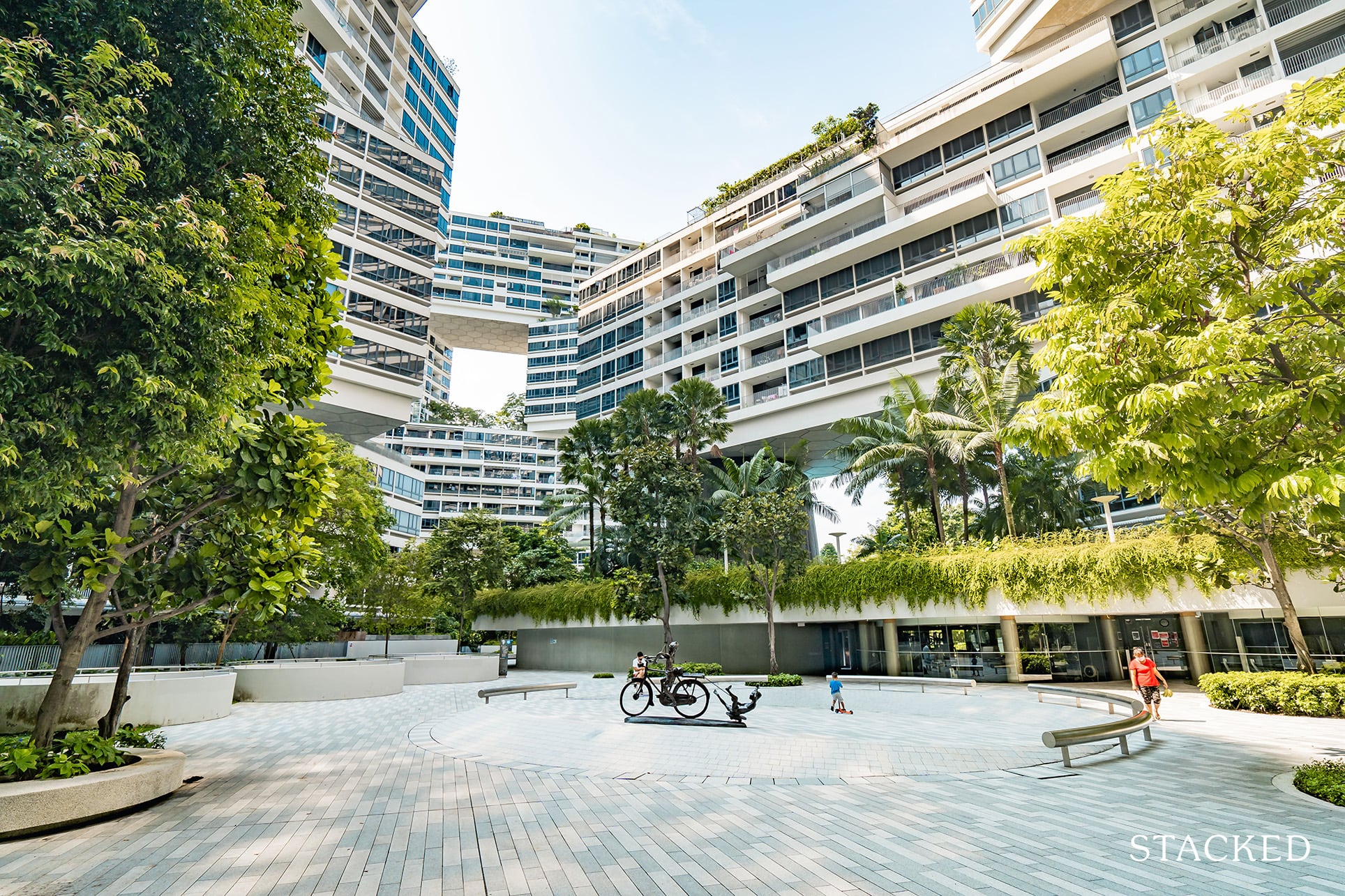 the interlace open area