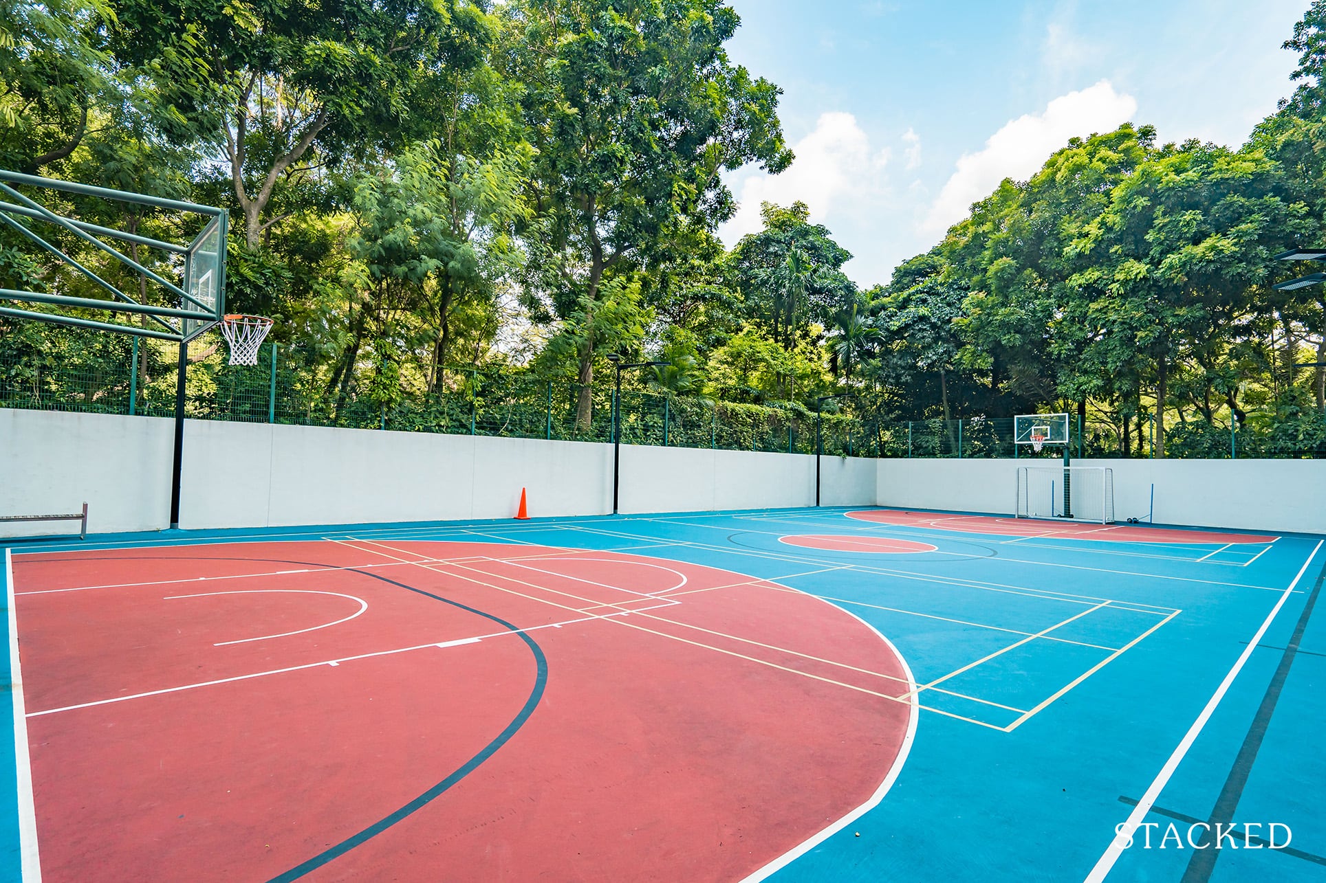 the interlace basket ball court
