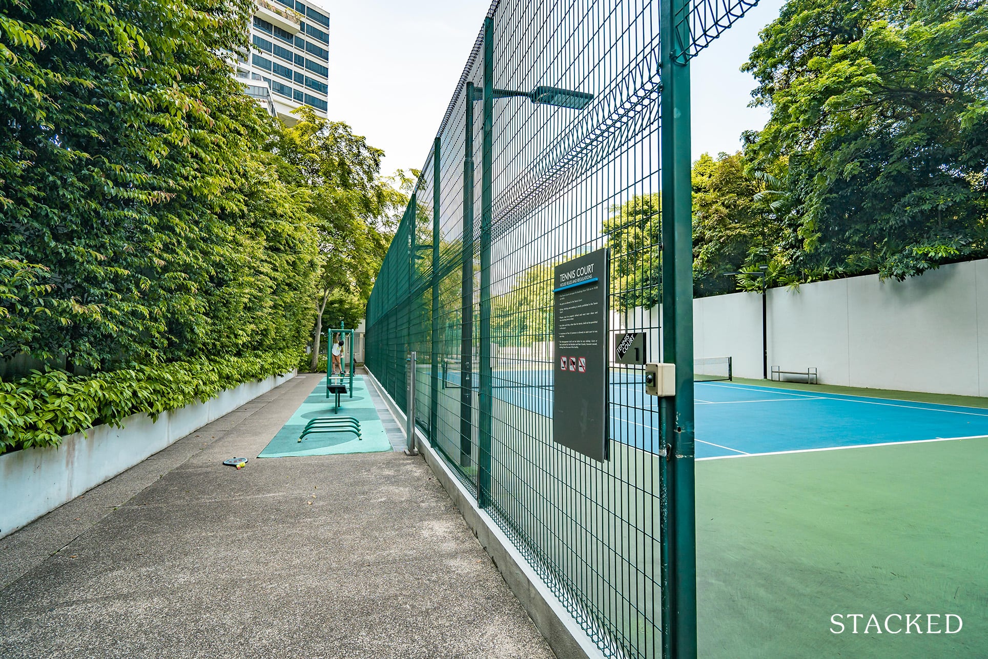 the interlace tennis court