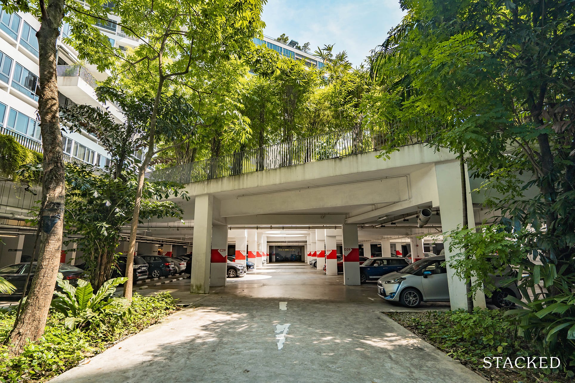 the interlace car park