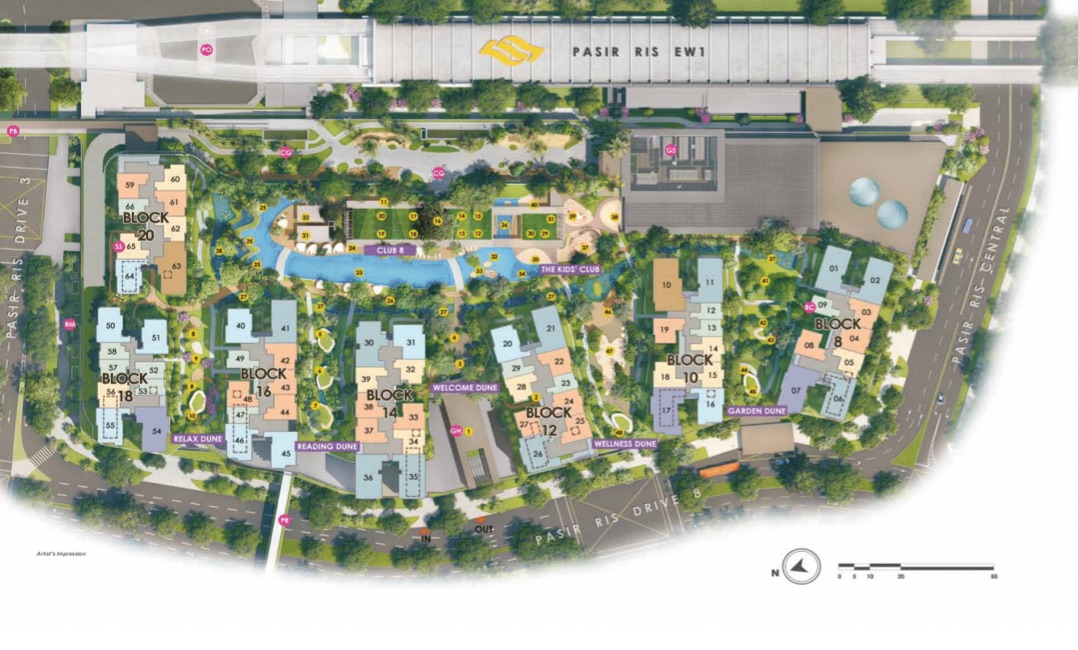 pasir ris 8 siteplan