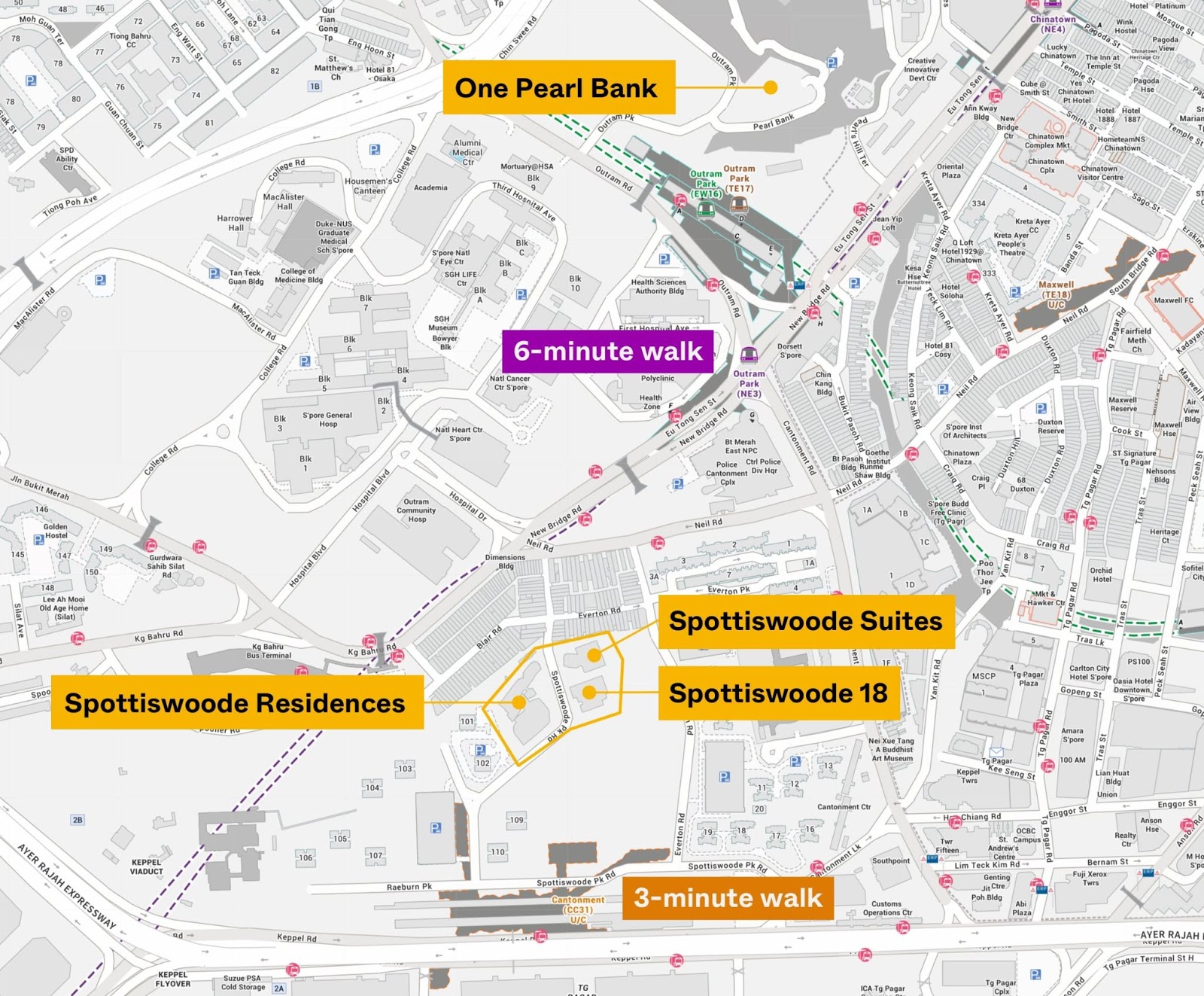 spottiswoode area comparison