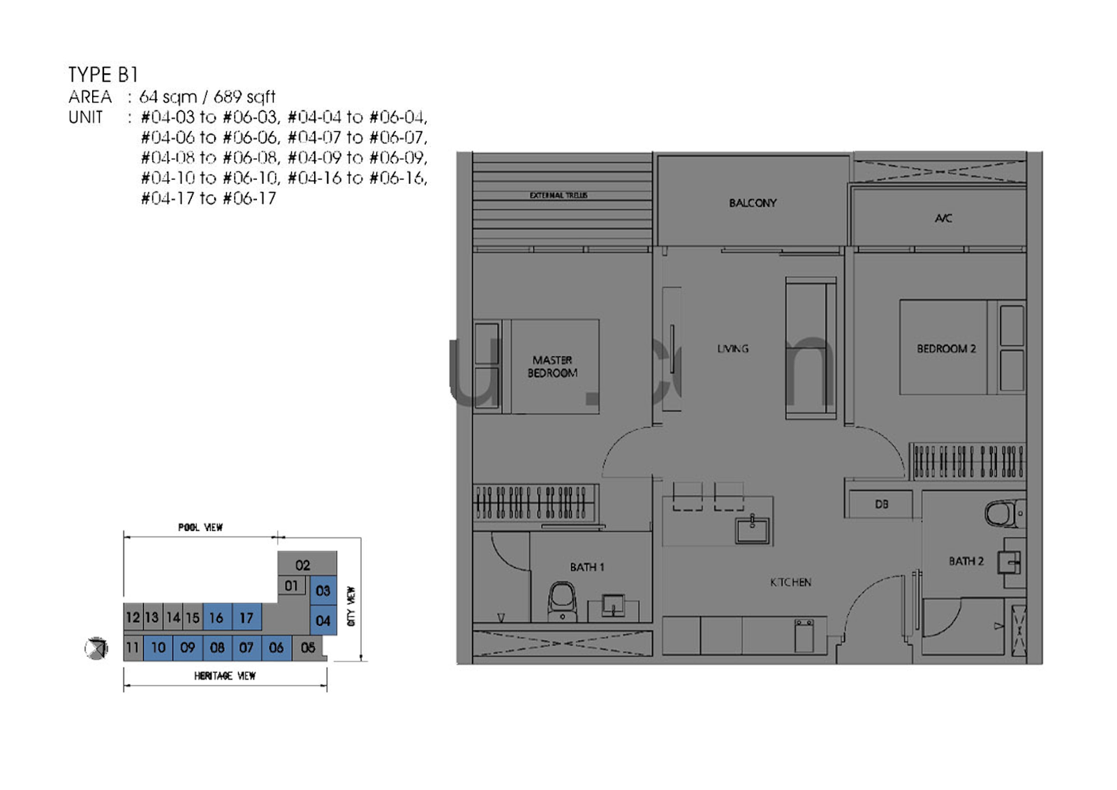 dorsett residences 2 bedroom