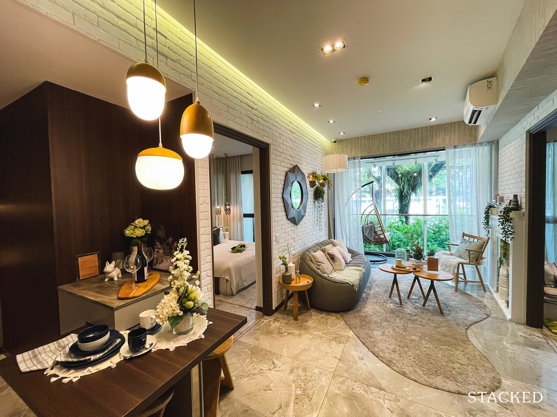 one pearl bank 2 bedroom dining living