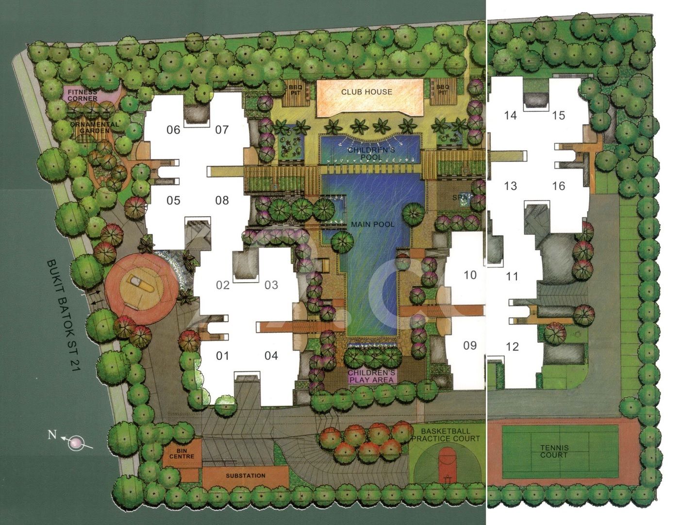 the dew site plan