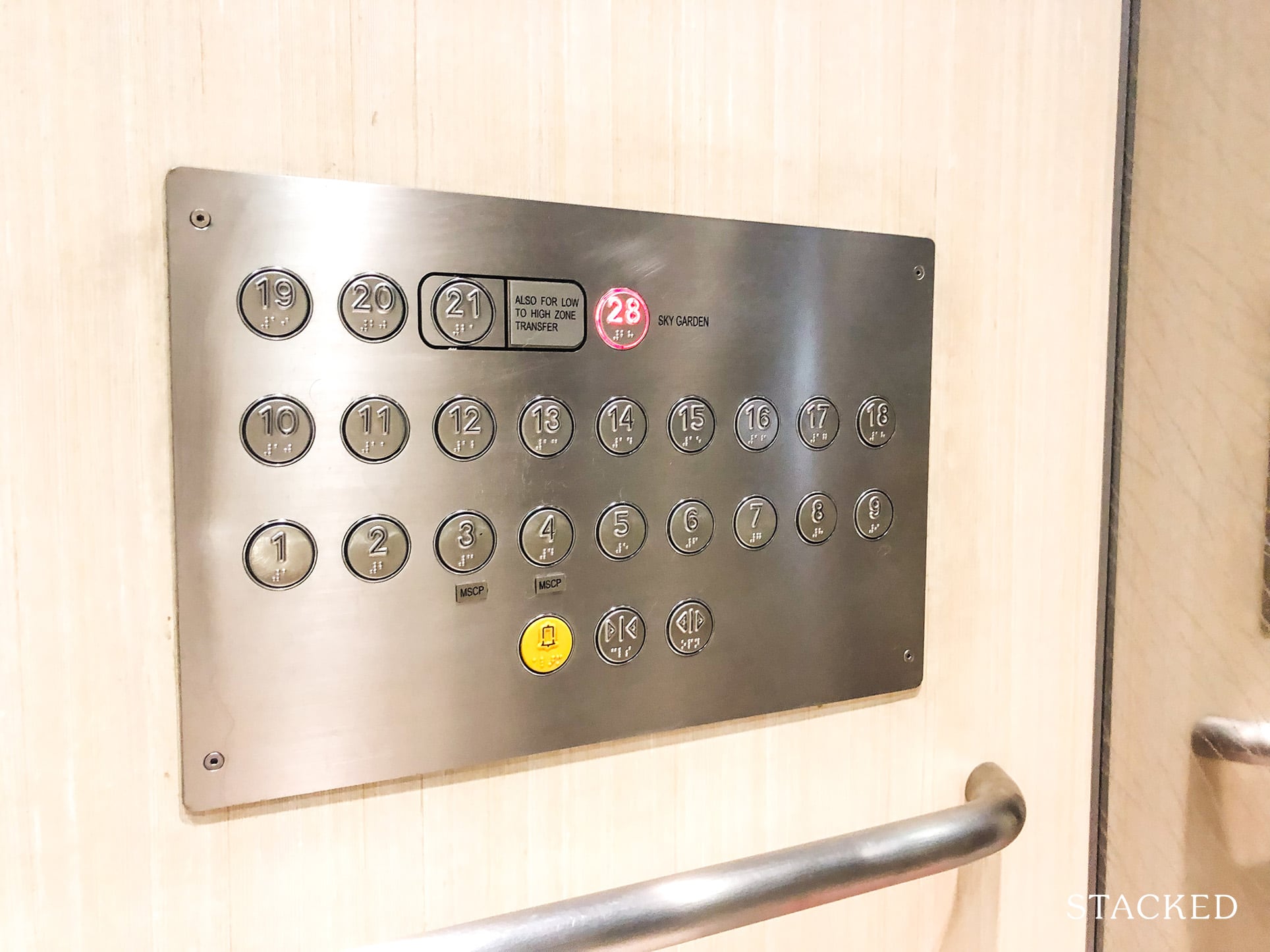 City Vue Henderson Lift Panel