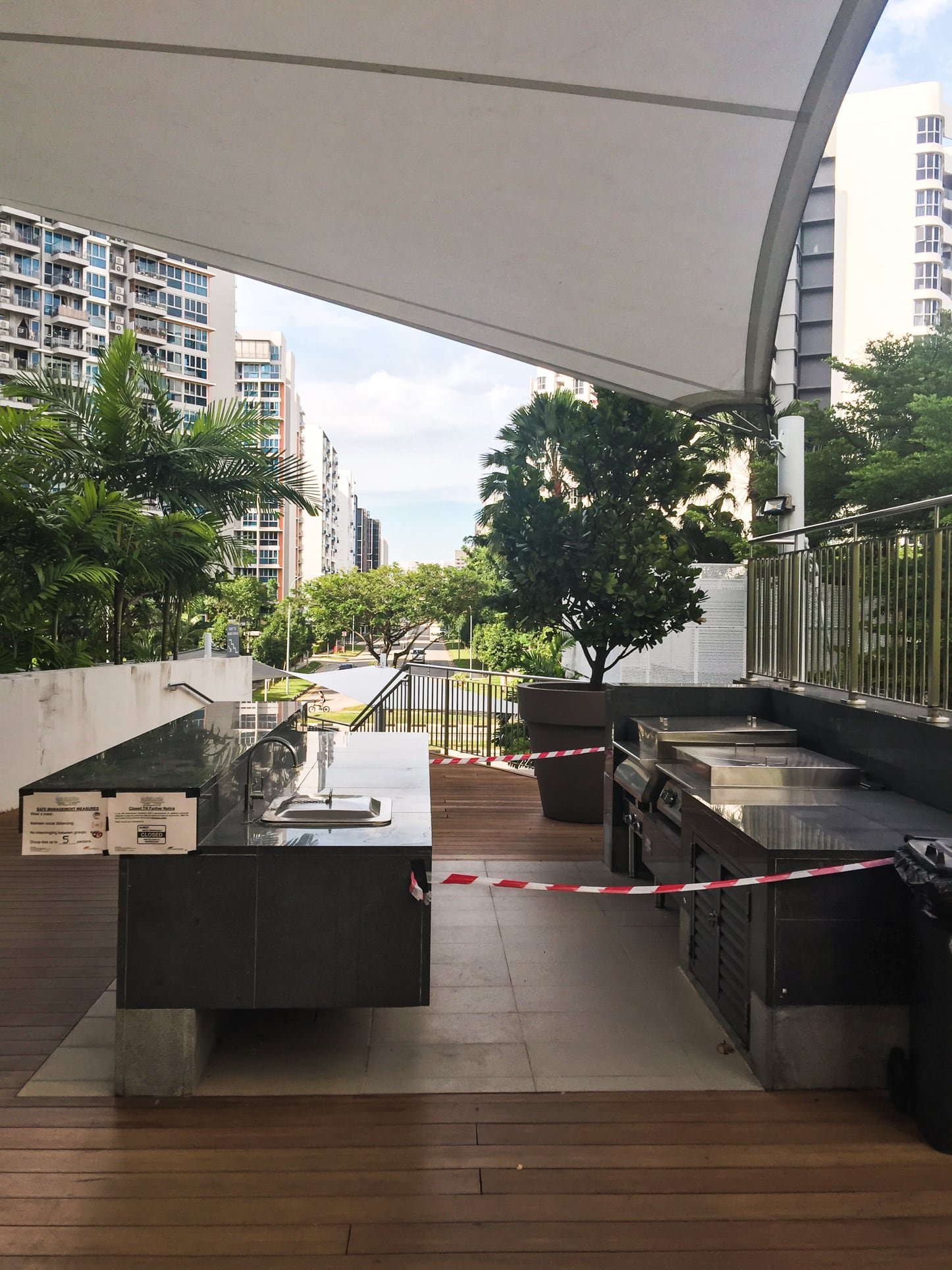 waterview condo bbq