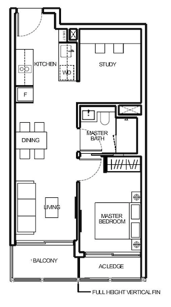 1953 1+s floor plan