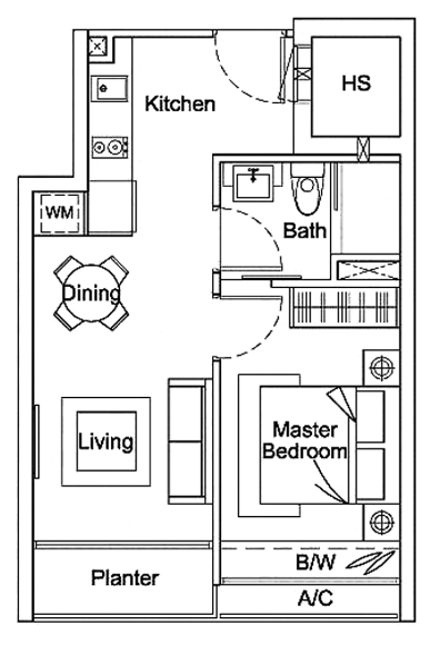 urban lofts floor plan