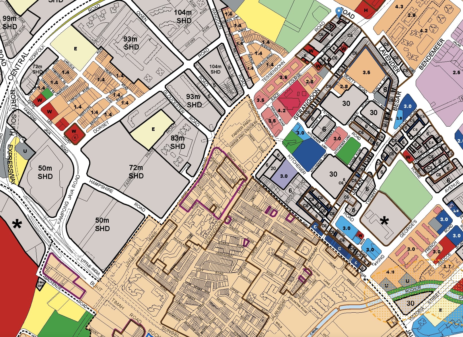 district 8 master plan control plan